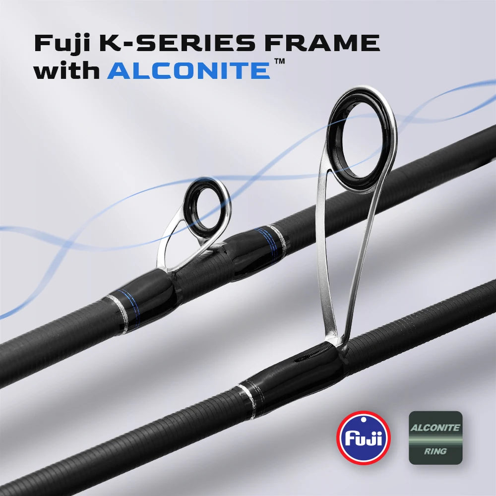 HANDING Miracle BFS Fishing Rod 90g Lightweight Fishing Rod 40T Carbon Blanks Casting Rods FUJI® A Guides High Sensitive Rod