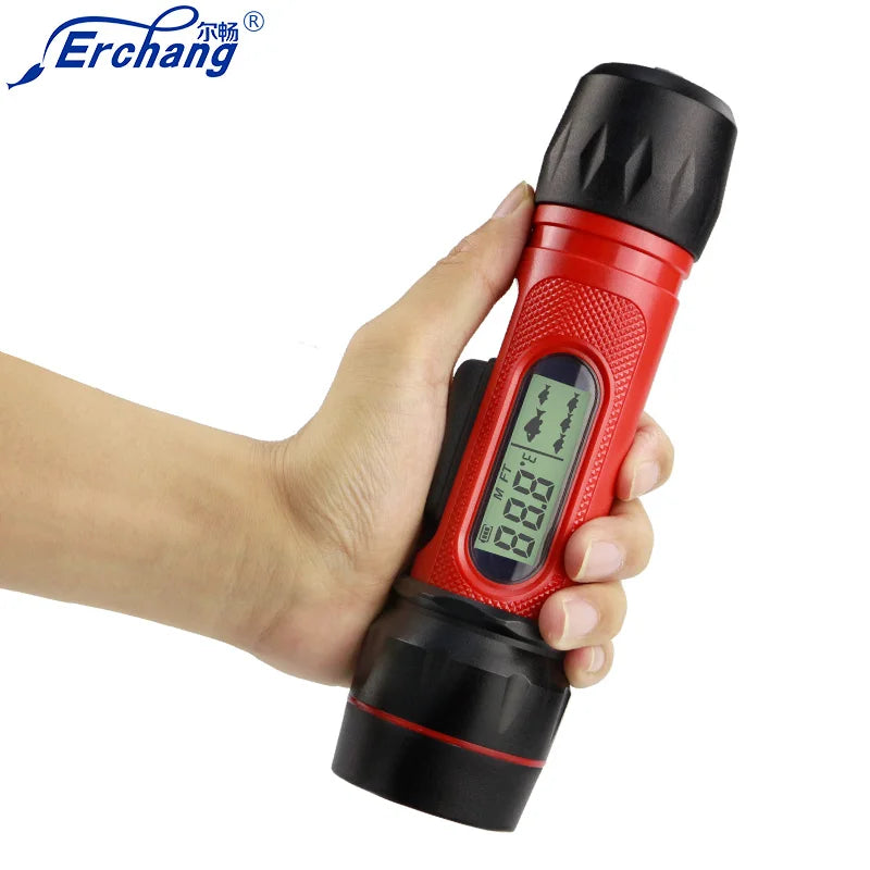 Ice Fishing Echo Sounder Fish Finder Waterproof Depth Digital Handheld Transducer Sensor Sonar Fishfinder