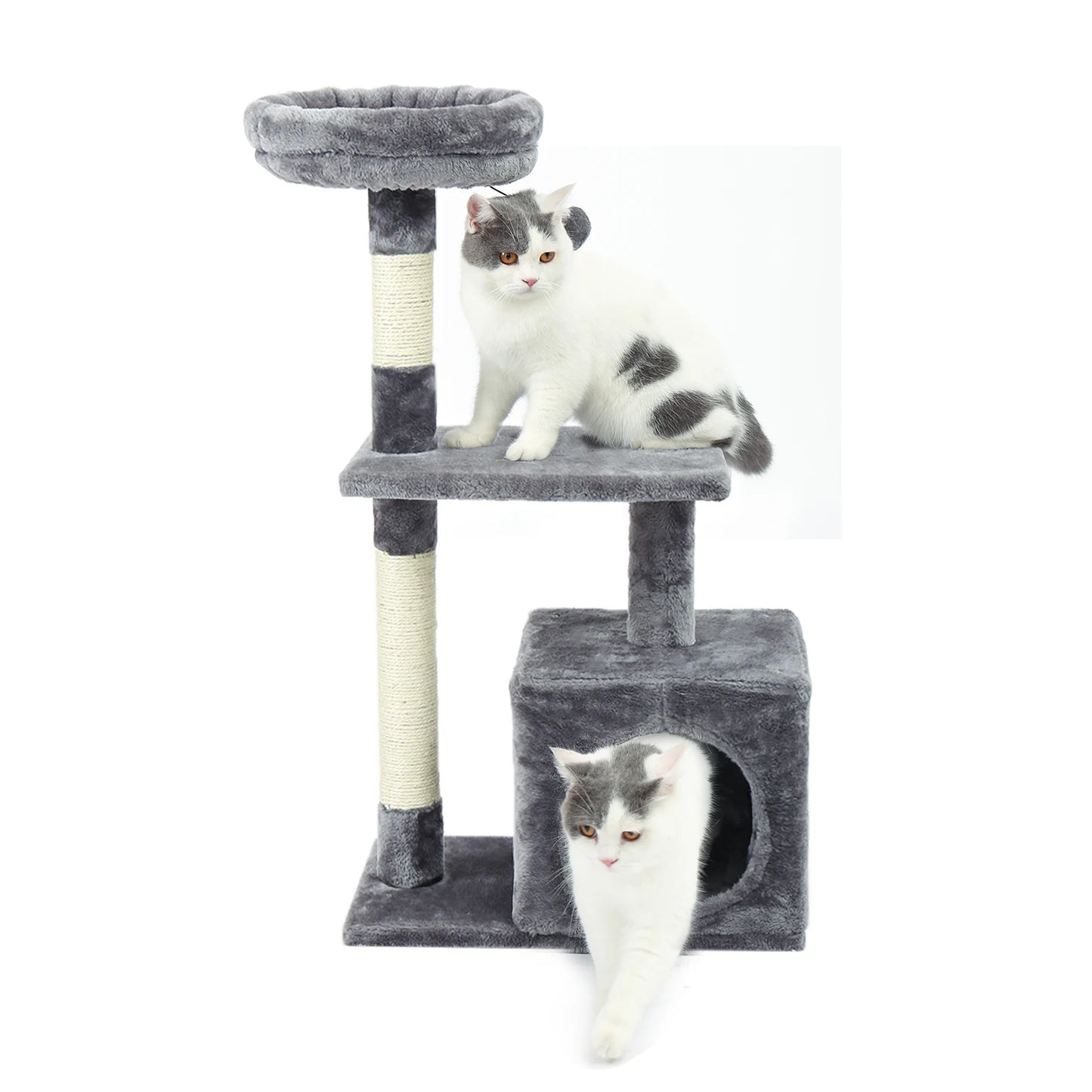 Domestic Delivery Wood  Climbing Tree Cat Jumping Toy Fun Scratching Posts Solid Cats Climb Frame