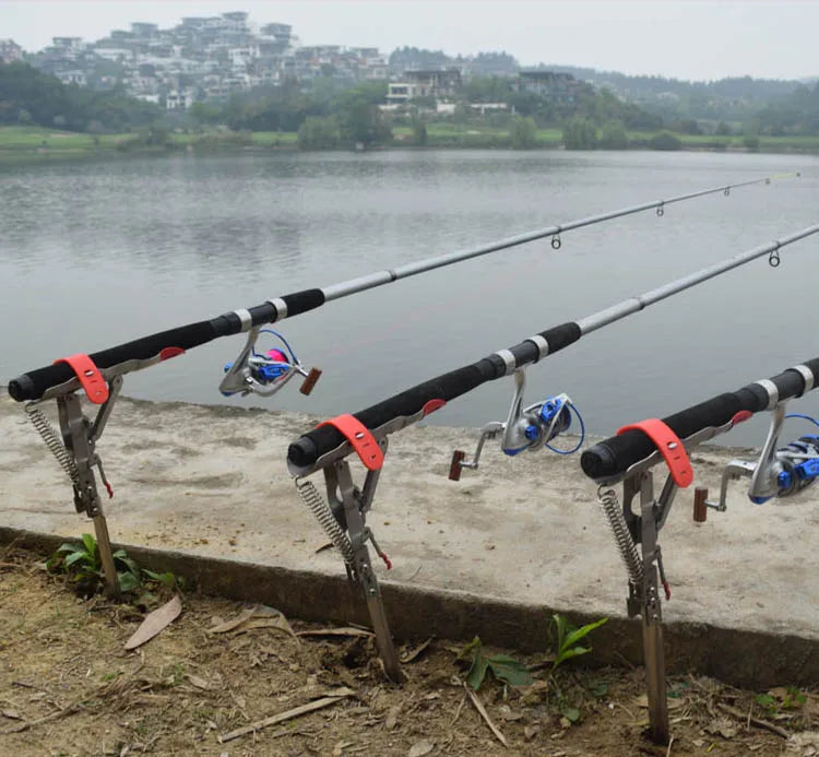 LINNHUE New Fishing Rod Holders Automatic Fishing Stainless Steel Pole