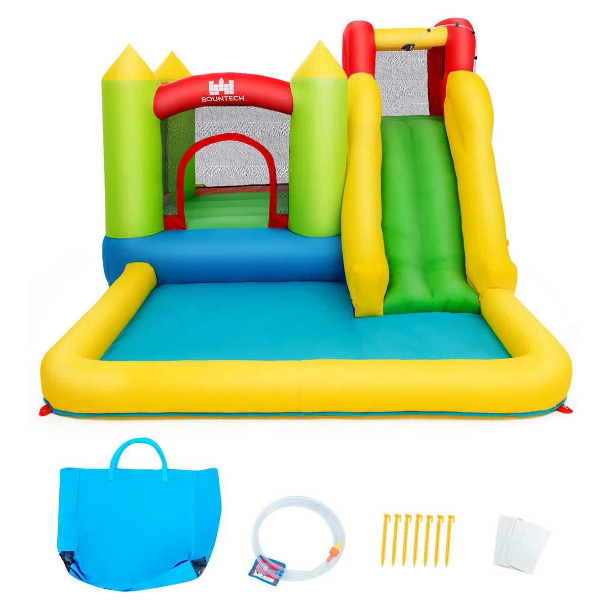 kids Inflatable Bounce House Water Slide