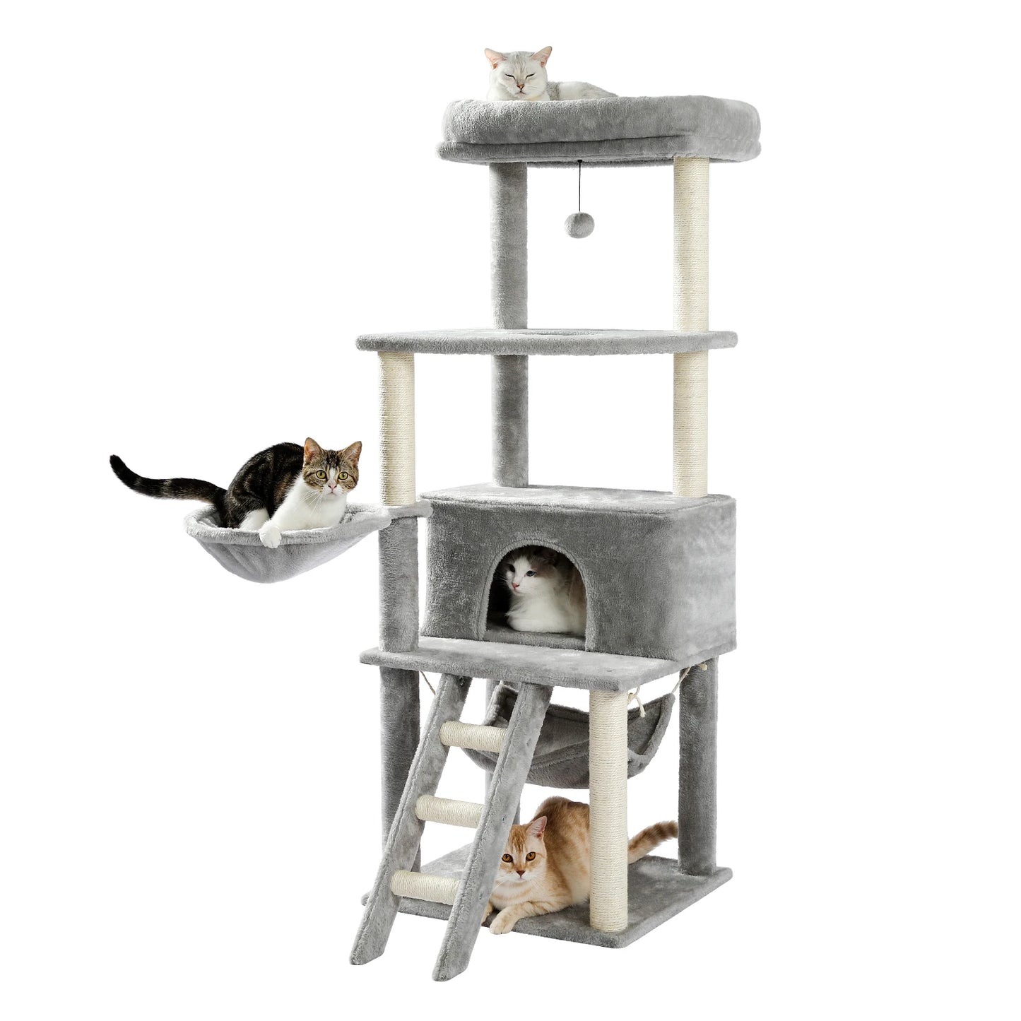 Domestic Delivery Wood  Climbing Tree Cat Jumping Toy Fun Scratching Posts Solid Cats Climb Frame