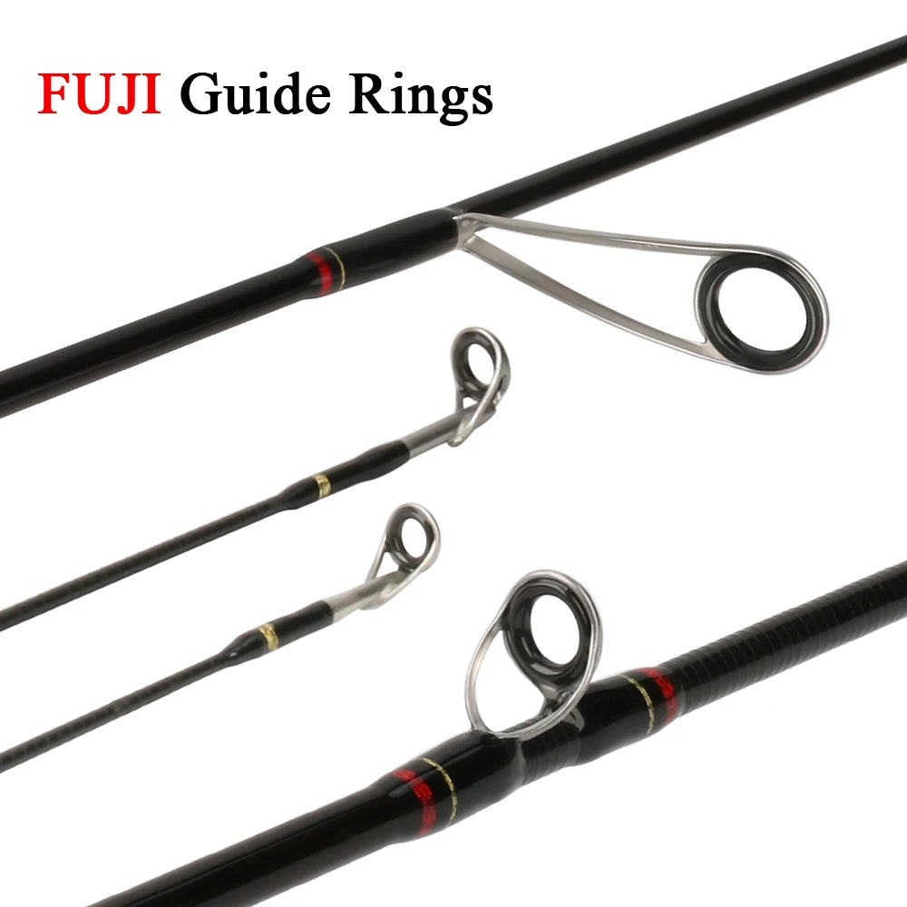 KUYING Teton UL Ultra-light Soft Fishing Rod 1.8m 1.9m 1.92m Lure Carbon Casting Spinning Cane Pole Medium Action