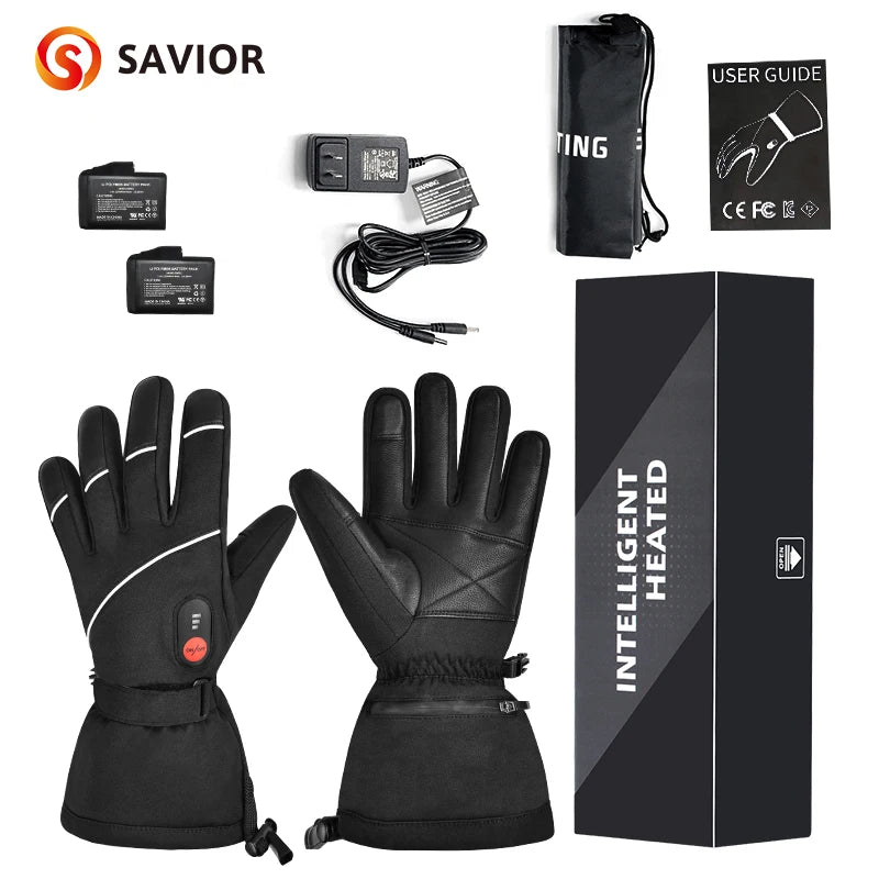 Savior Winter Heated Gloves For Women