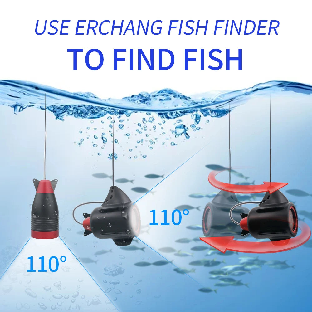 Erchang  Ice Fishing Camera （DVR）Infrared Night Version Lights 15m/30m 1000TVL Underwater Fishfinder Winter Camera For Fishing