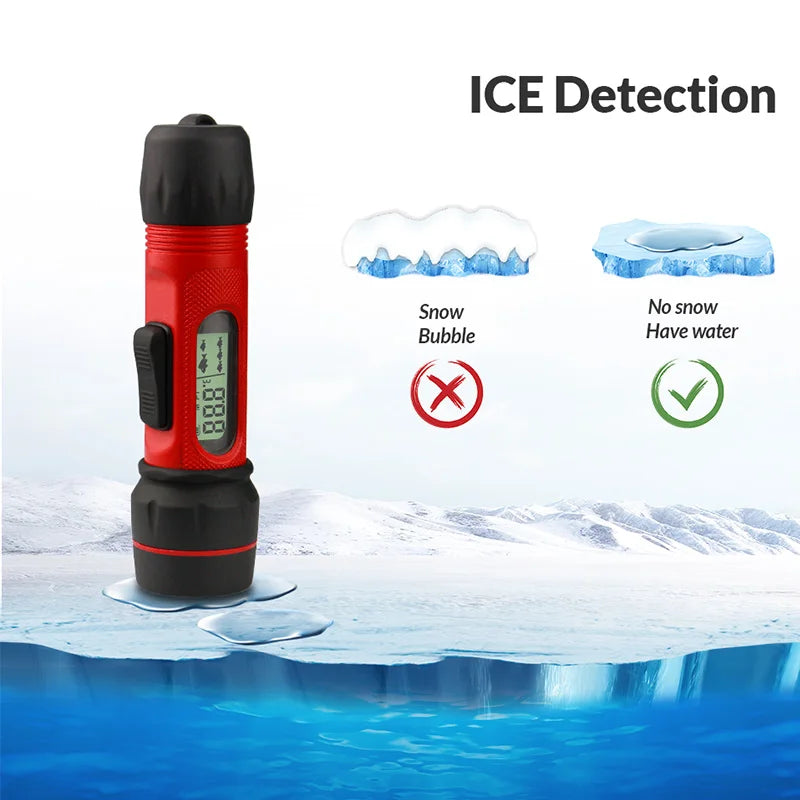 Ice Fishing Echo Sounder Fish Finder Waterproof Depth Digital Handheld Transducer Sensor Sonar Fishfinder