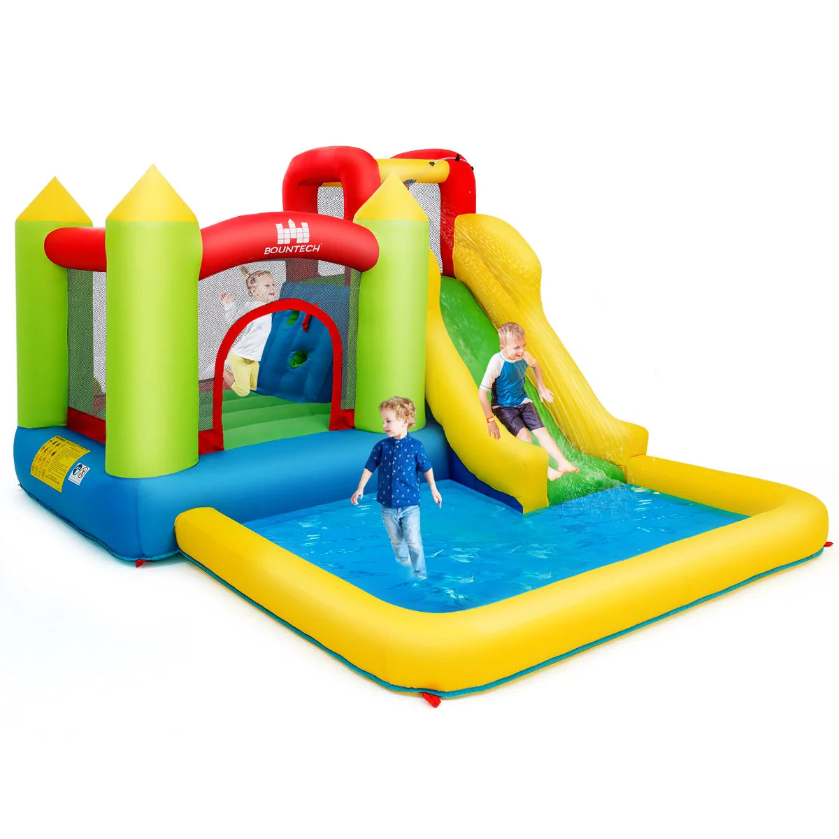 kids Inflatable Bounce House Water Slide