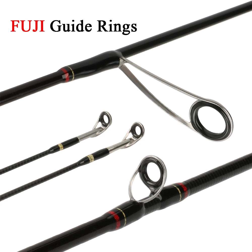 KUYING Teton SUL Super Ultralight 1.56m 5'2" Casting 1.86m 6'2" Spinning Soft Carbon Fishing Rod