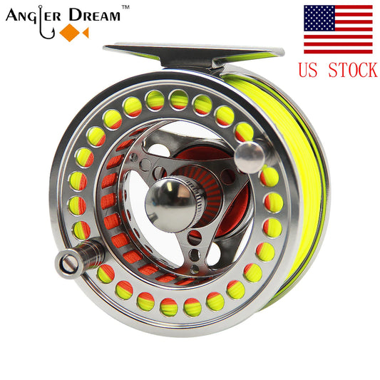 Fly Reel CNC and Fly Fishing Line Combo