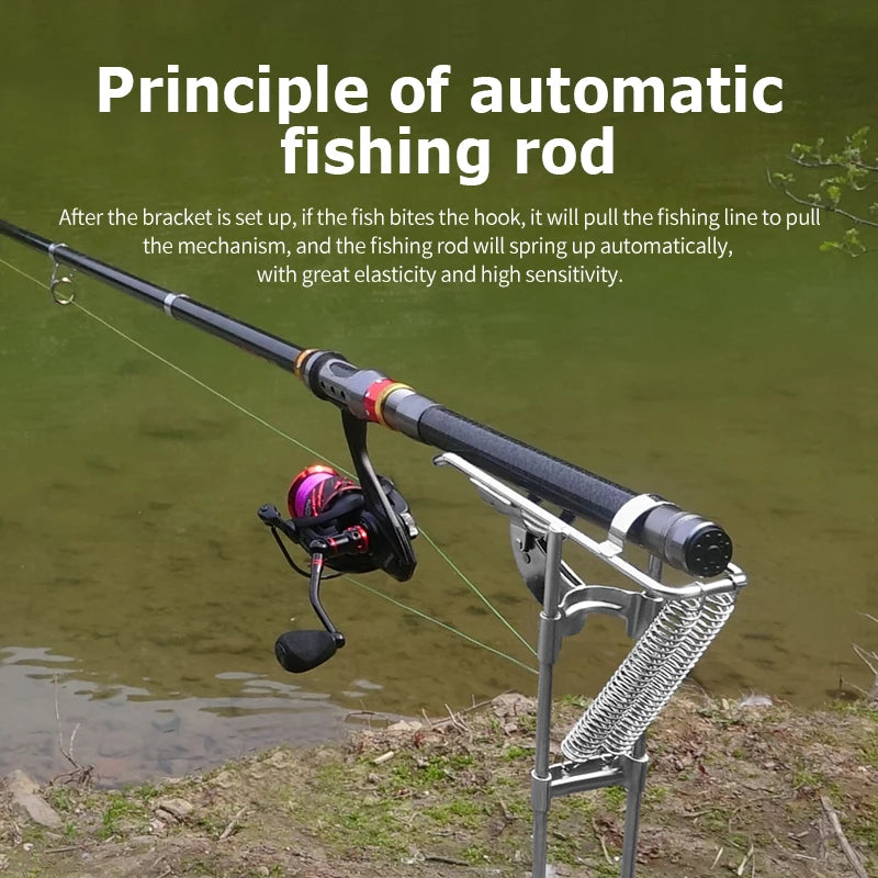 LINNHUE New Fishing Rod Holders Automatic Fishing Stainless Steel Pole