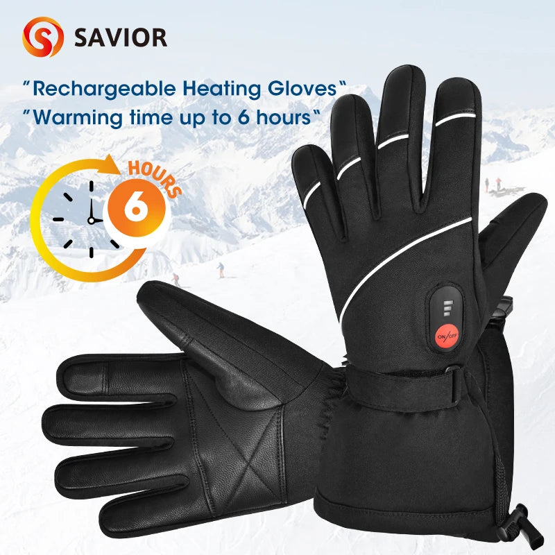 Savior Winter Heated Gloves For Women