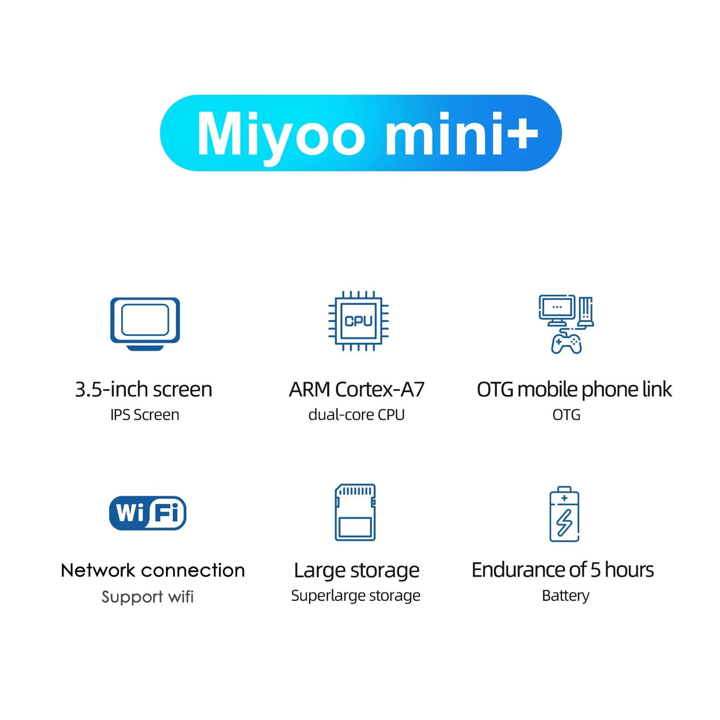 MIYOO Mini Plus Portable Retro Handheld Game Console