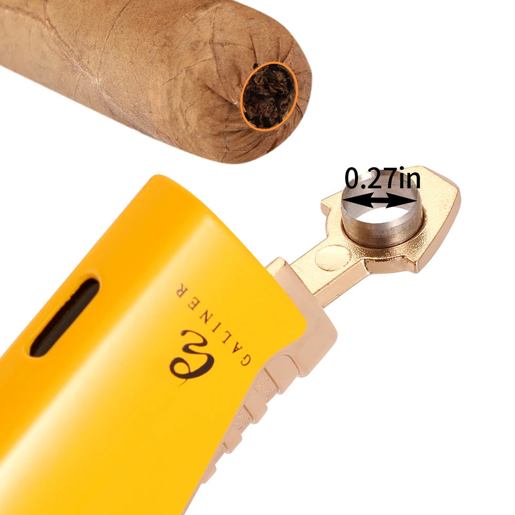 GALINER Metal Butane Gas Cigar Lighter