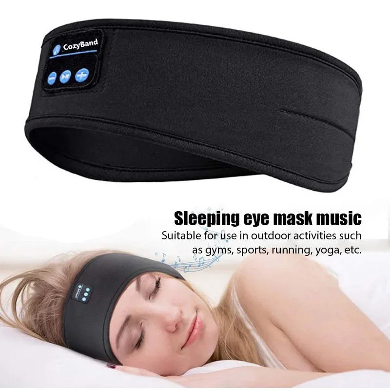 Wireless Headphones Music Eye Mask Wireless Bluetooth Bluetooth Earphones Sports Sleeping Headband Elastic Headset Headband