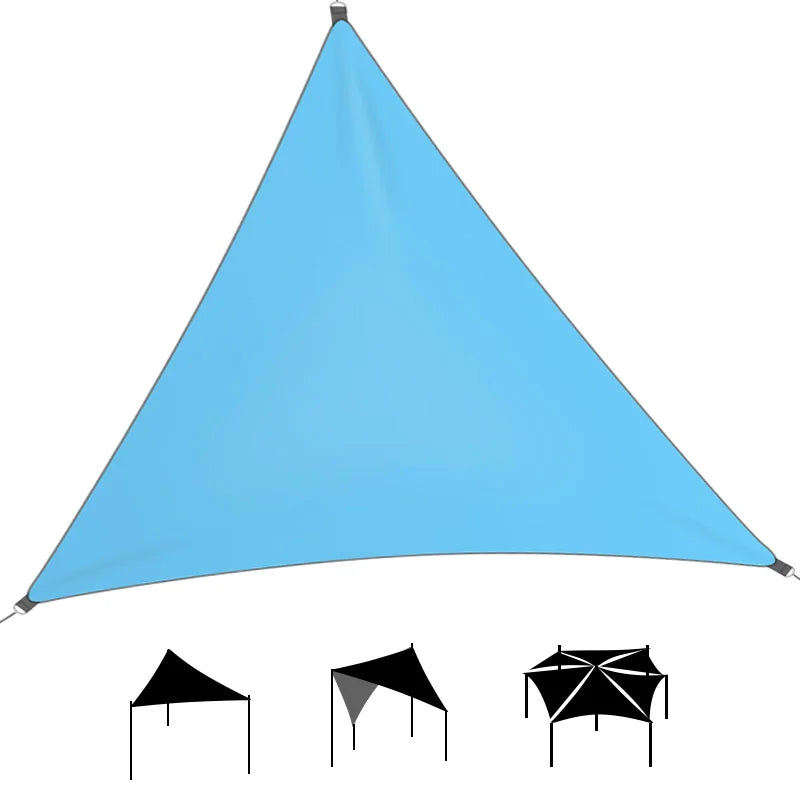 Camping Tarp Waterproof Tent Triangle Sun Shade