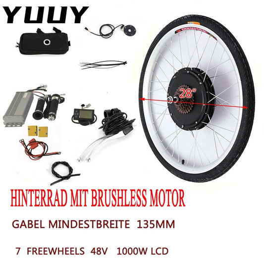 Electric Bicycle Rear Wheel Hub Motor Conversion Kit