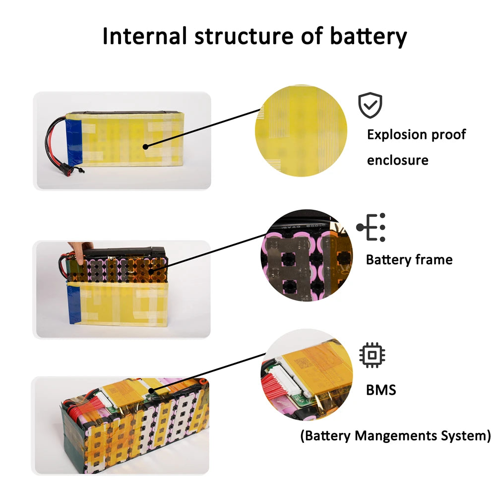 48V 10Ah Ebike Battery Pack