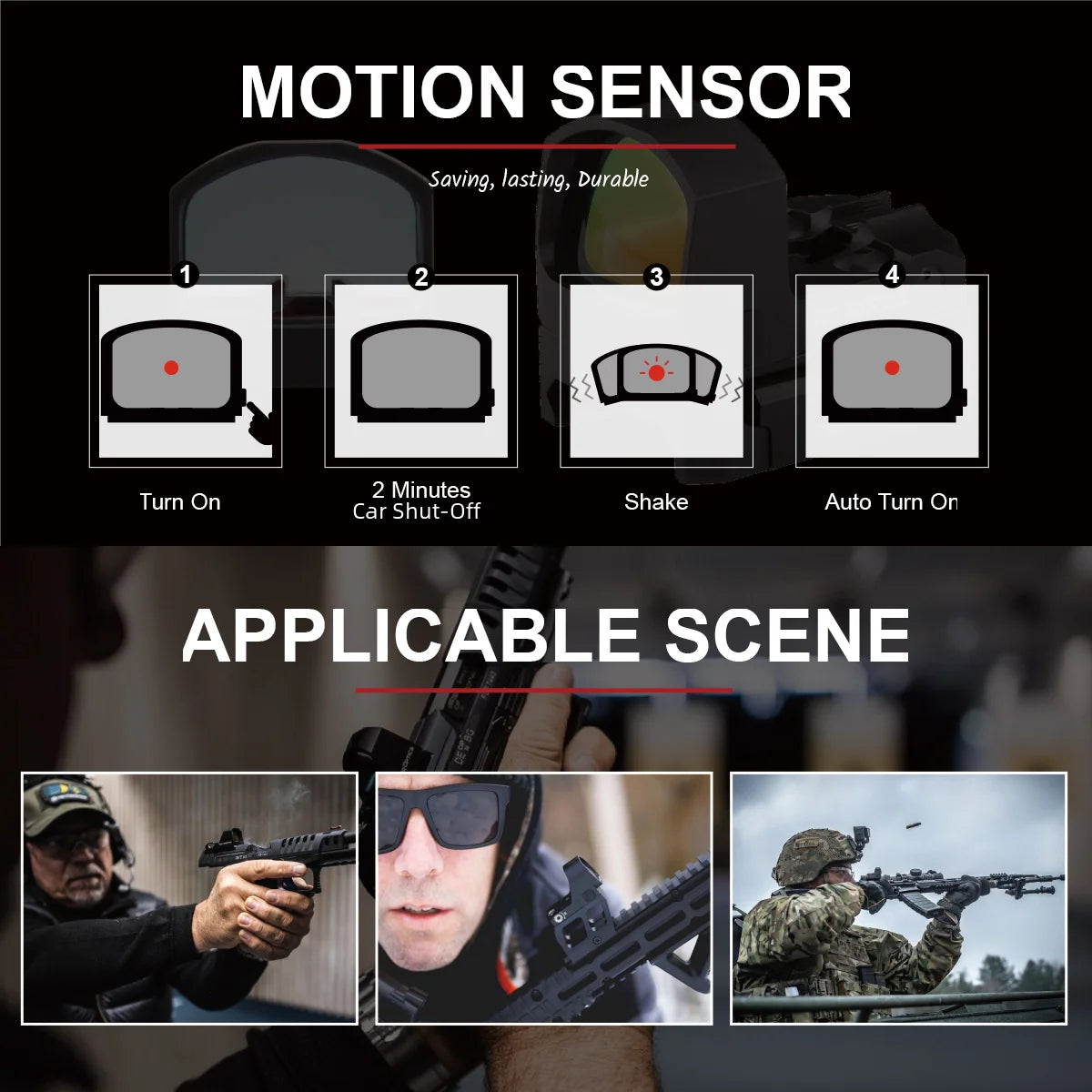 Vector Optics Frenzy-S 1x17x24 MOS Multi Reticle Pistol Reflex Sight