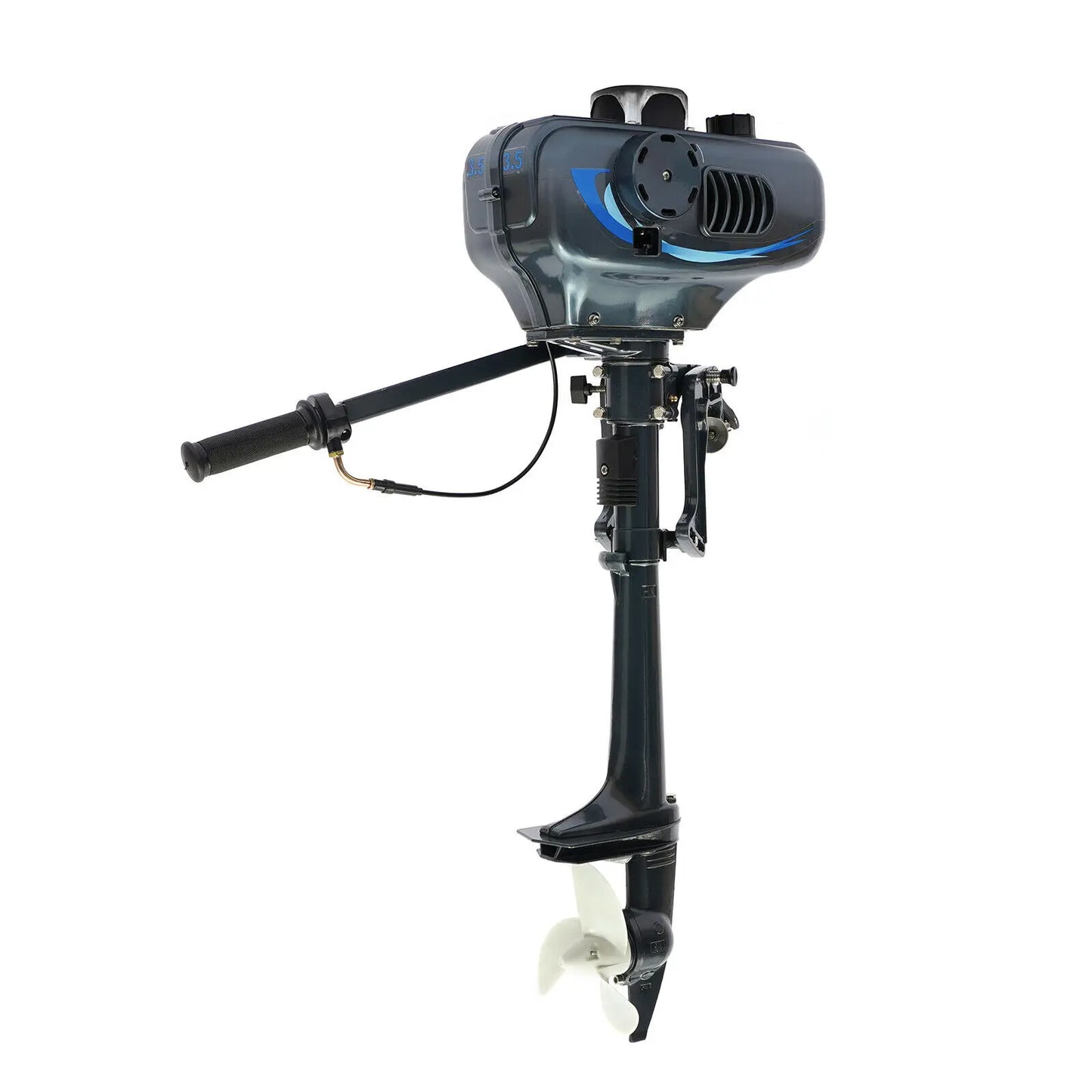 3.5HP 2 Stroke Outboard Motor Boat Engine  Water Cooling CDI System Heavy Duty  2/4 Takt 2,5 PS bis 7 PS Outboard Motor