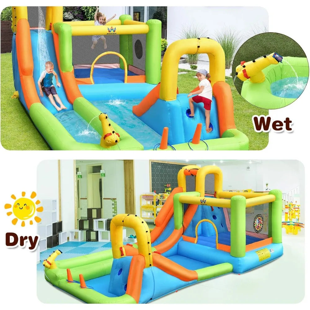 Inflatable Water Slide, 20.5x11FT Mega Waterslide Park Bounce House