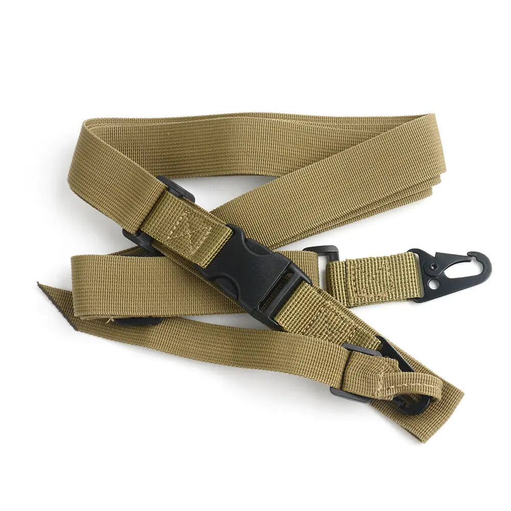 Three 3 Point Sling Rifle Gun Adjustable Strap