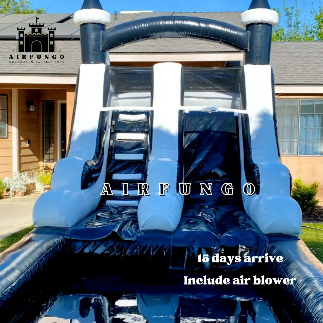 Commercial Grade Inflatable Water Slide with Splash Pool Bouncy Castle