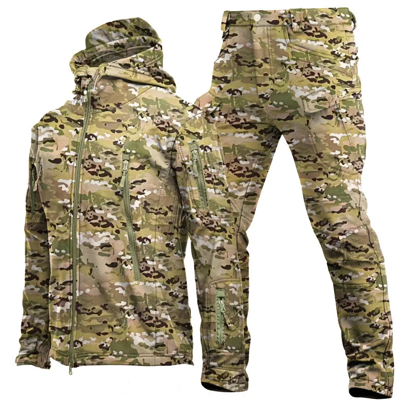 Oulylan Outdoor Tactical Fleece Jacket Set