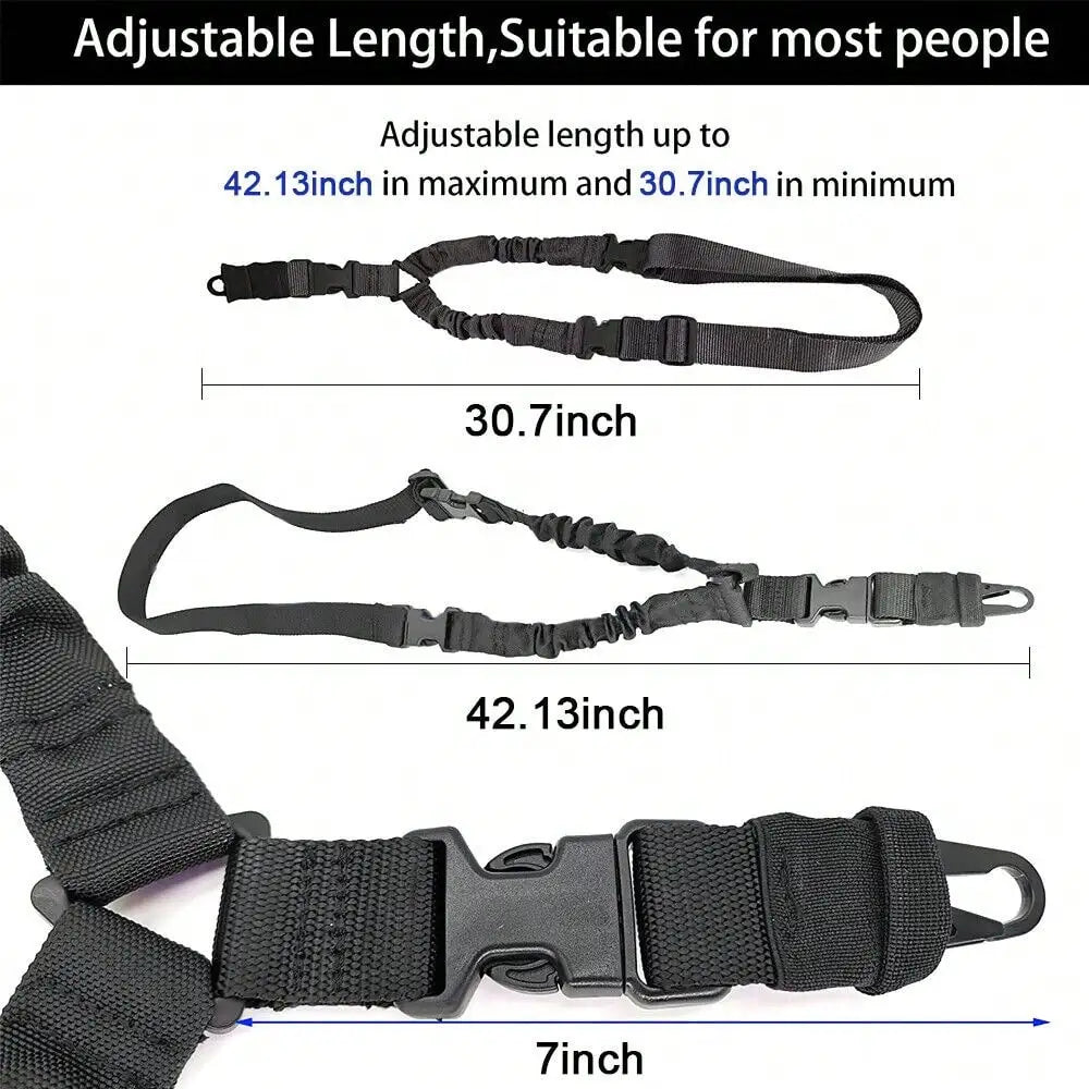 One Single Point Sling Gun Sling Strap W/ Quick Detach QD Buckle