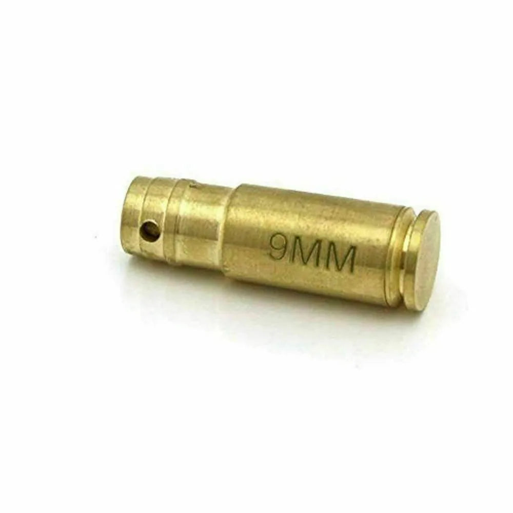 Red Laser Bore Sight Training 9mm Brass CAL Bullet Shap