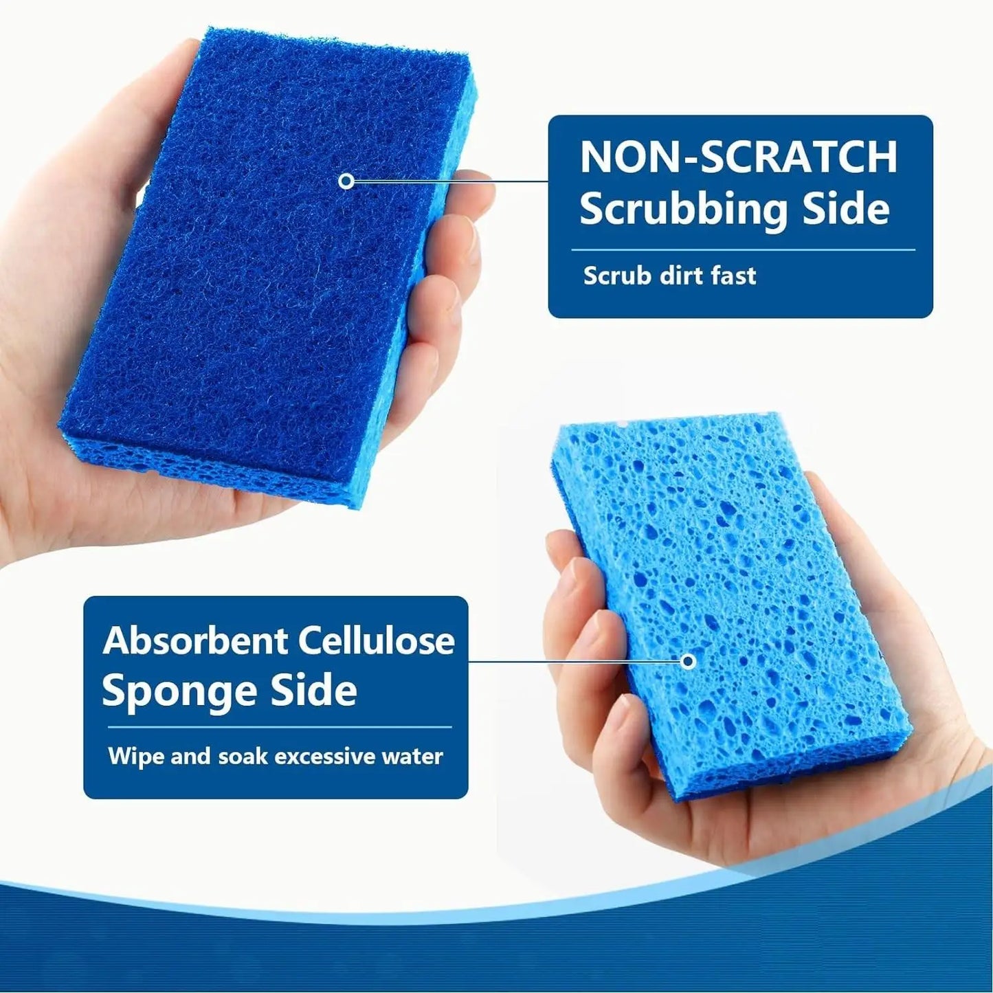 4 pcs Kitchen Cleaning Sponge