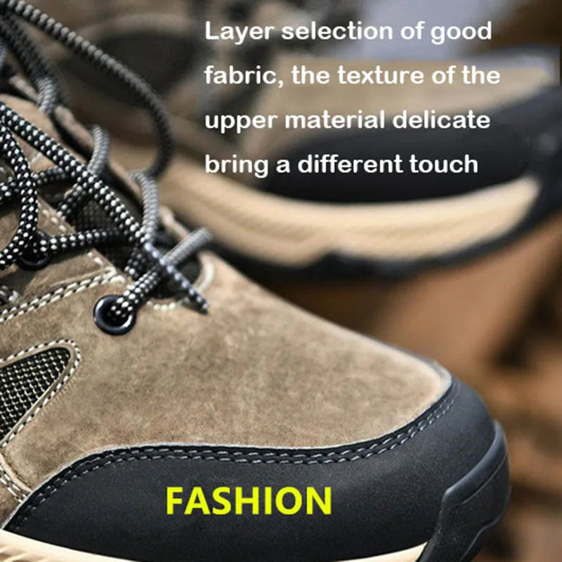 Climbing Shoes Breathable Men Casual Shoes Comfortable Walking Shoes Non-Slip Outdoors Hiking Shoes Fashion Men's Shoes