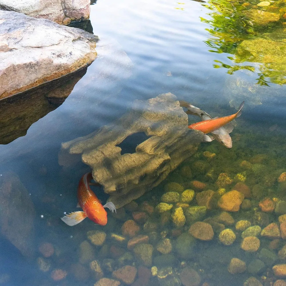 Koi Predator Controls Artificial Log