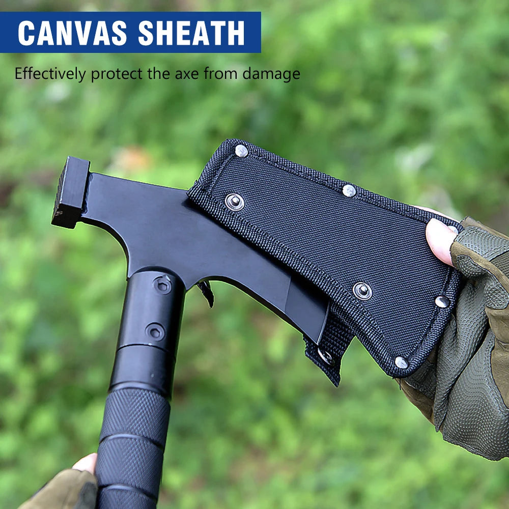 Foldable Tactical Axe Outdoor Multifunctional Survival Axe