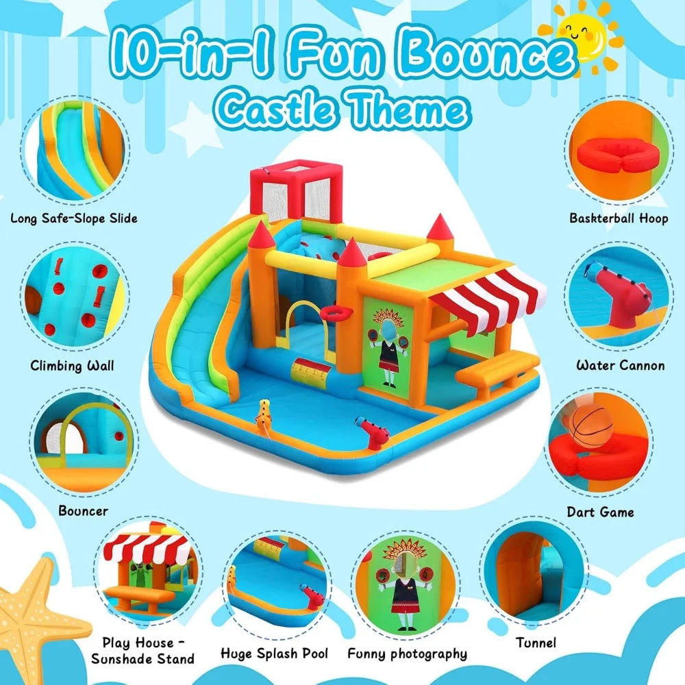 Inflatable Bounce House Water Slide, Bounce House