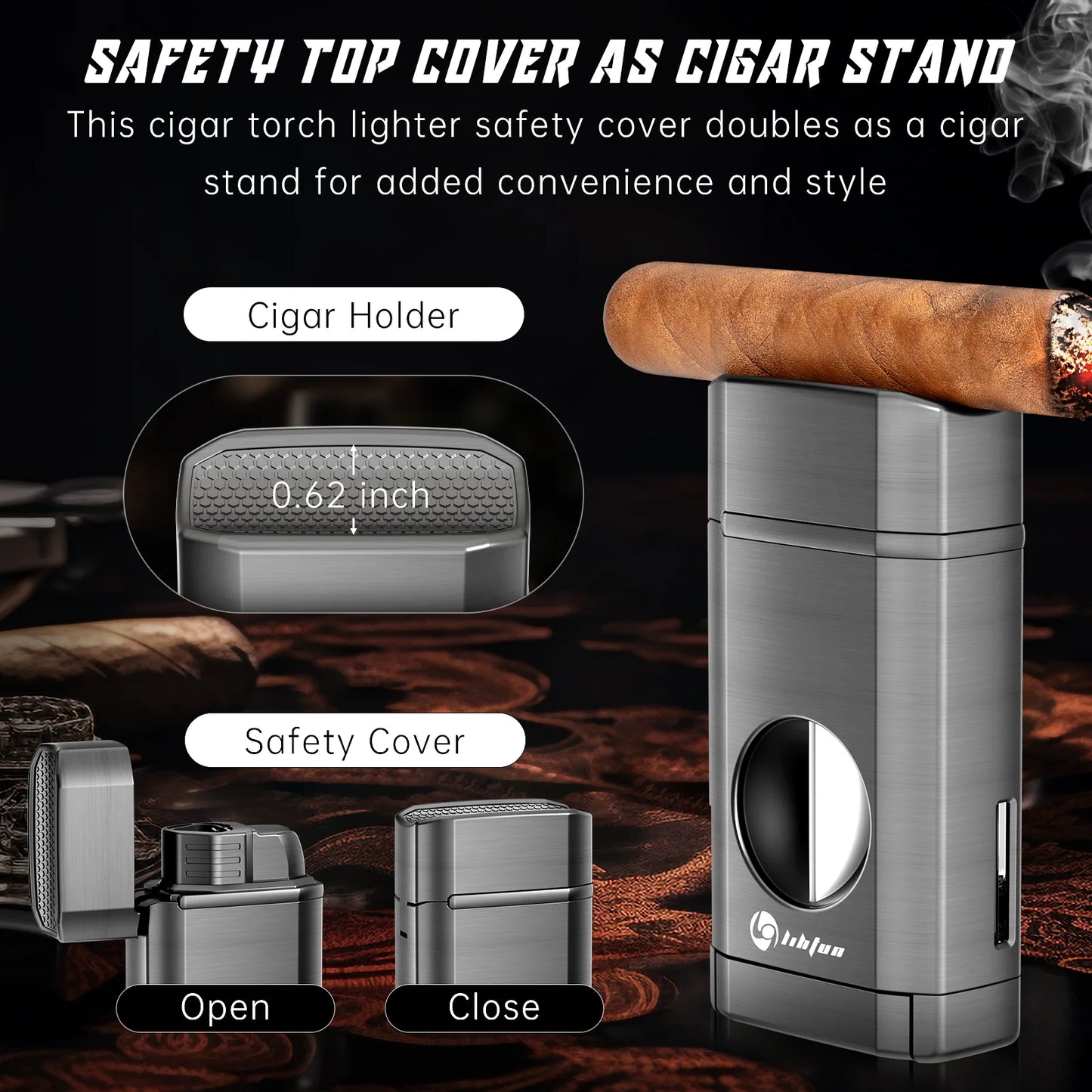 Cigar Lighter,Multi-Function Torch Lighter