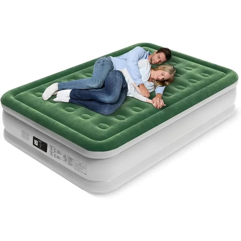 Air Mattress with Built in Pump-Upgraded Blow Up Bed