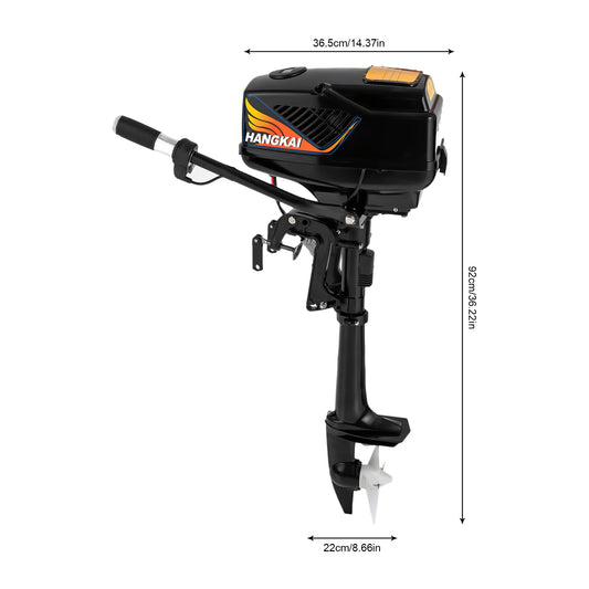 HANGKAI Electric Outboard Motor 48V 1200W Boat Accessories Marine Long /Short Shaft