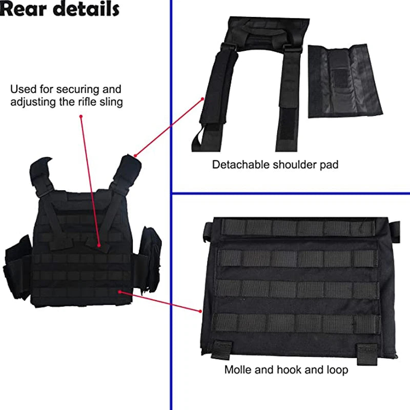 LQARMY 1000D Nylon Plate Carrier Tactical Vest