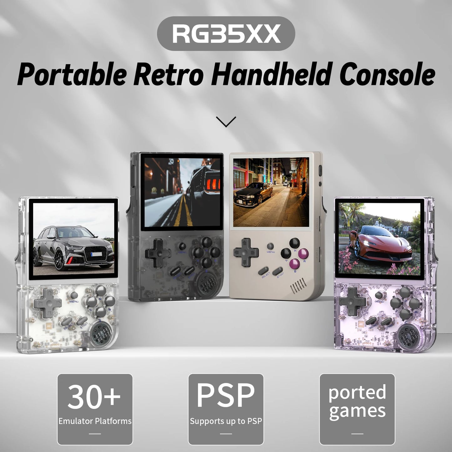 ANBERNIC RG35XX New Updated 3.5-inch IPS Video Game Handheld Game Console