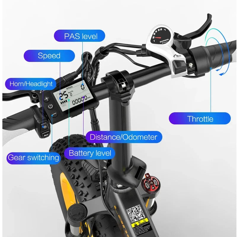 LANKELEISI X3000PLUS Electric Bike