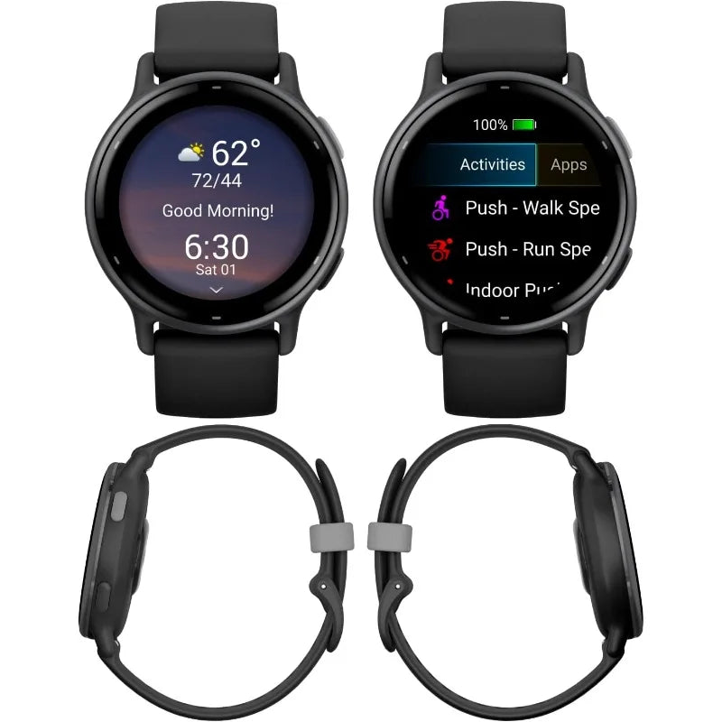 Garmin Vivoactive 5 Health and Fitness GPS Smartwatch, 1.2 in AMOLED Display, Up to 11 Days of Battery