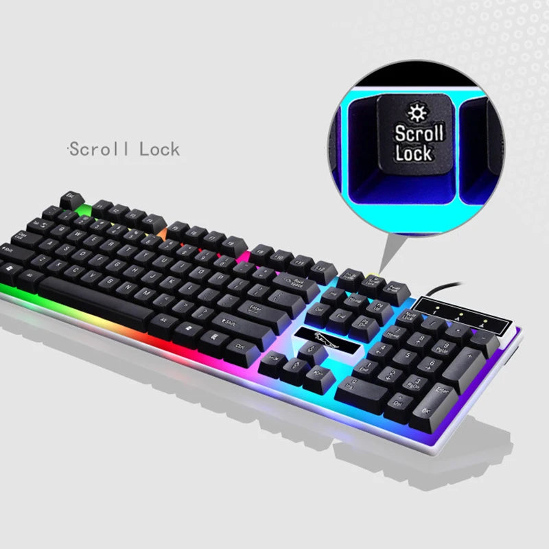 NEW G21 Wired Luminous Keyboard and Mouse Set