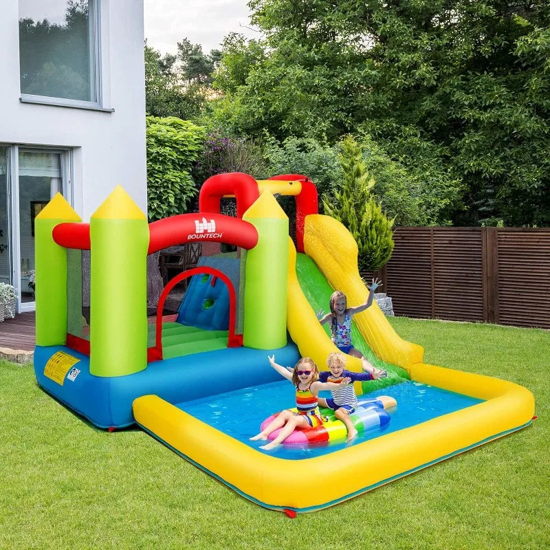 Inflatable Water Slide, 12 x9FT Bounce House Water Slide