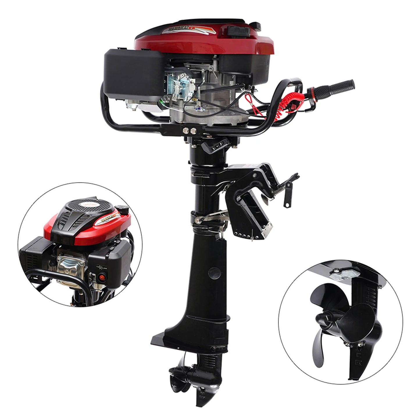 HANGKAI 196CC 4 Stroke 7 HP Outboard Motor