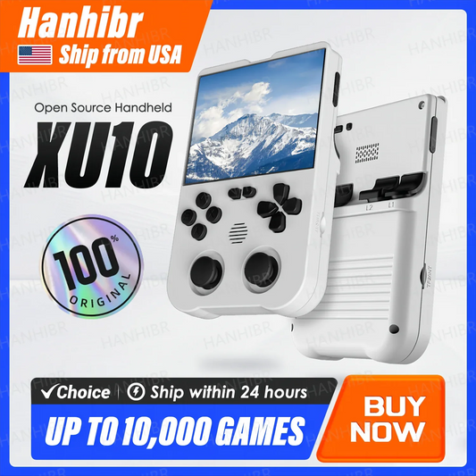 Ampown XU10 Handheld Game Console 3.5" IPS Screen