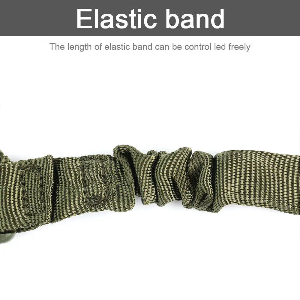 One Single Point Sling Strap Bungee Rifle Gun Sling with Shoulder Pad