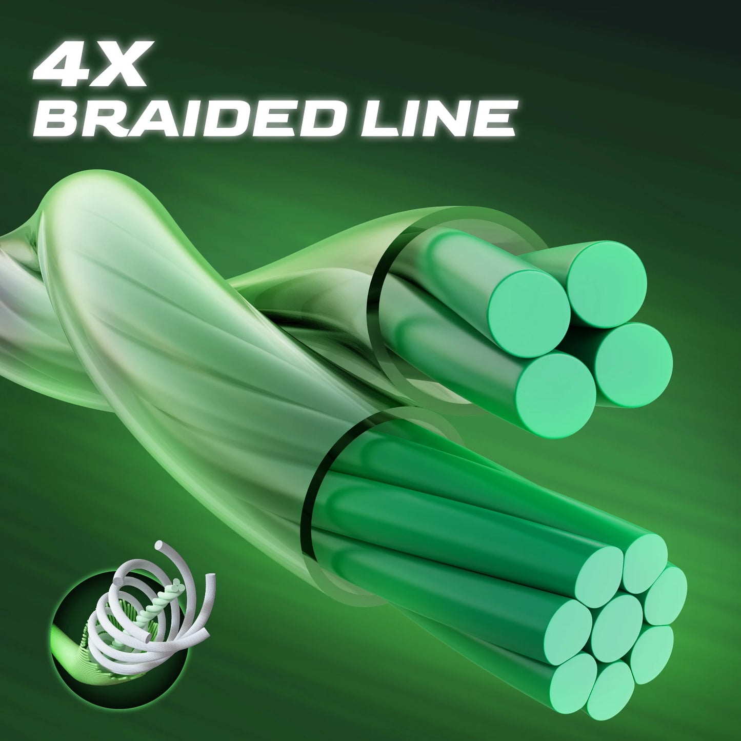 HANDING X4 X8 Blast Braided Fishing Line Super Thin and Strong