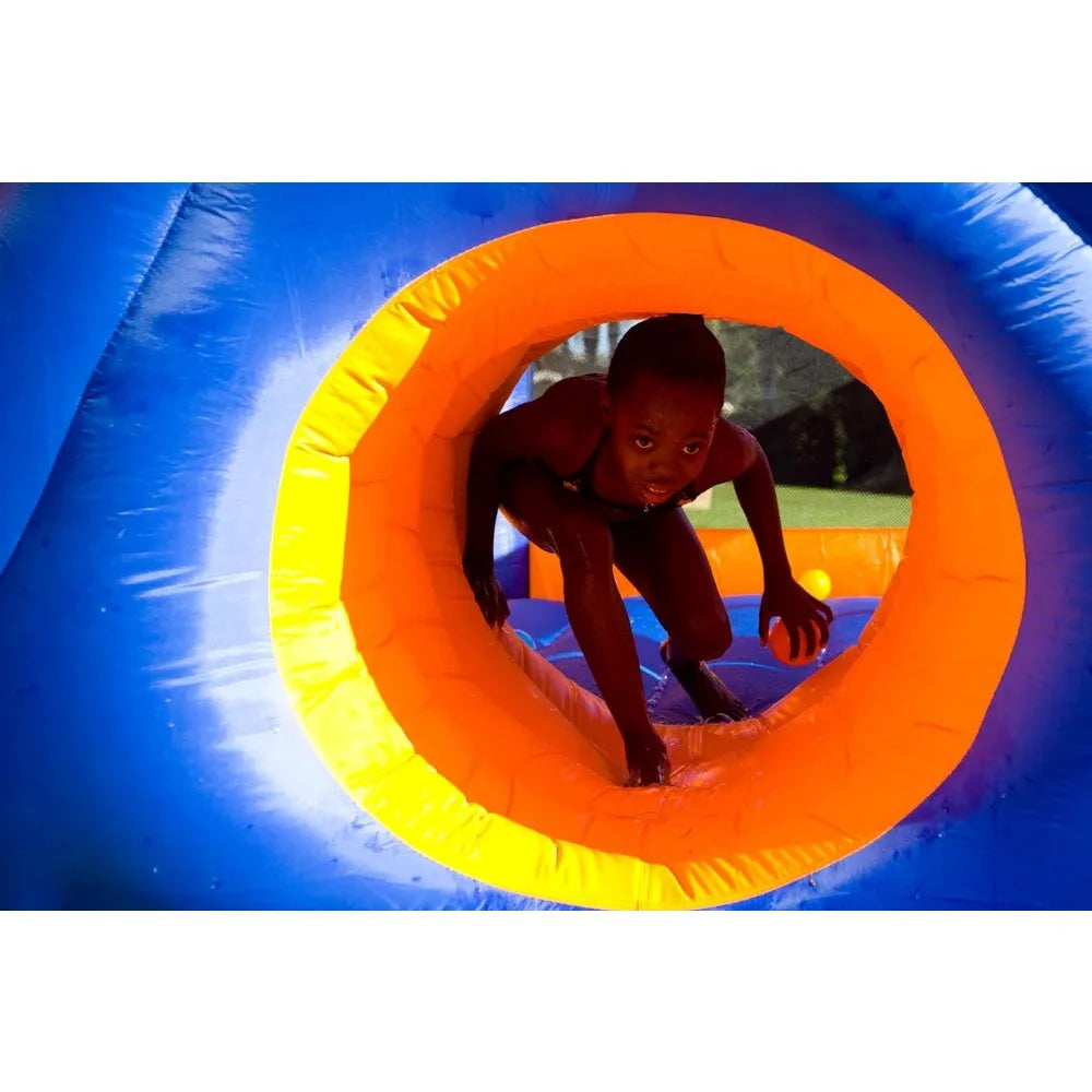 Pirate Bay - 20x12 Huge Wet/Dry Bounce House Water Park Blower