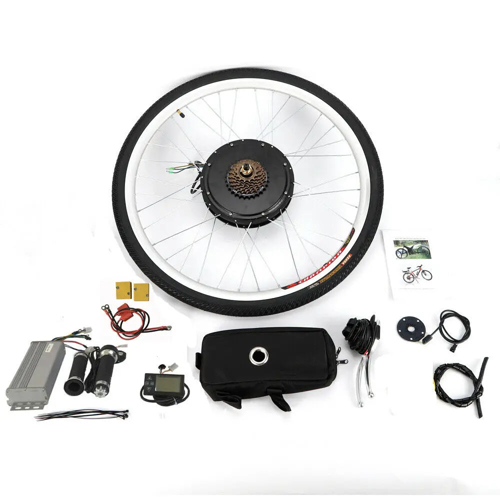 Electric Bicycle Rear Wheel Hub Motor Conversion Kit