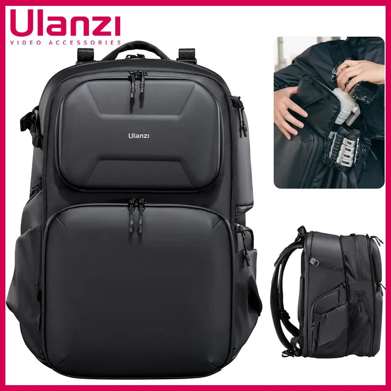 Ulanzi BP10 Hardshell Camera Backpack 35L Travel Large Capacity Storage Water Resistant